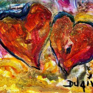 Hearts Love 8'' x 10''