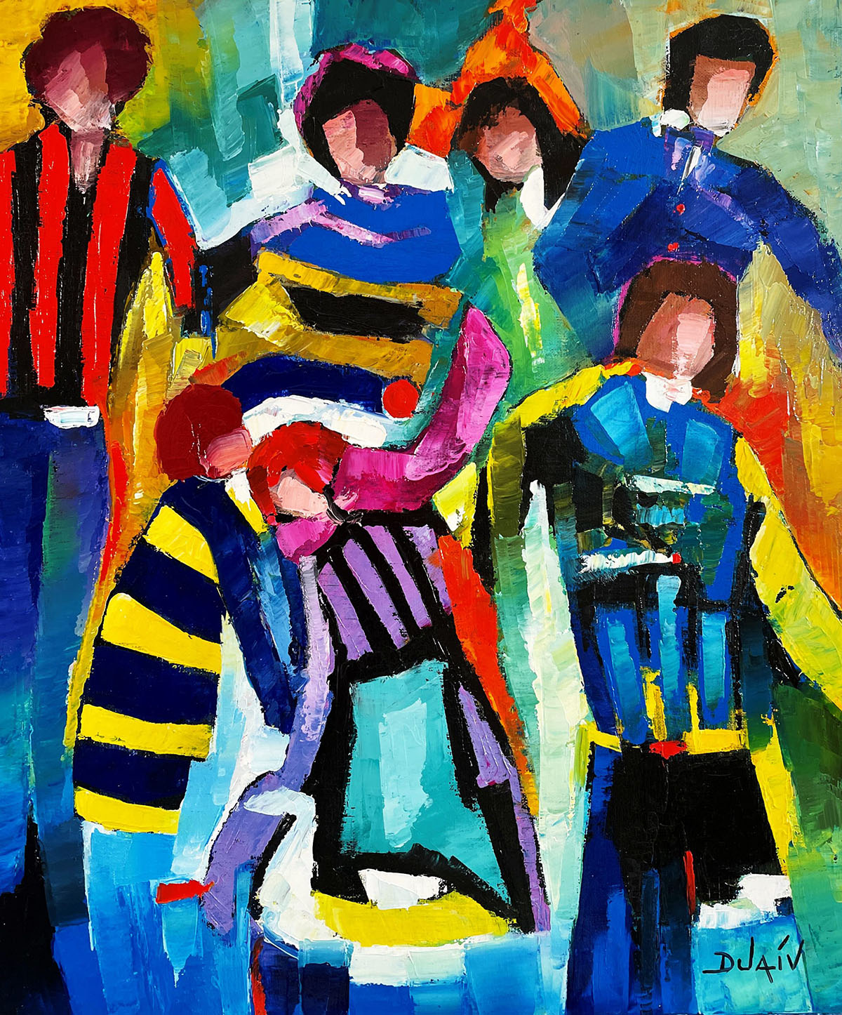 Jeu Des Couleurs 21.75'' x 19.5''