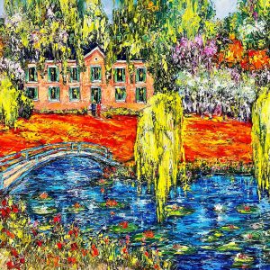 Monet Paradise 38'' x 51''