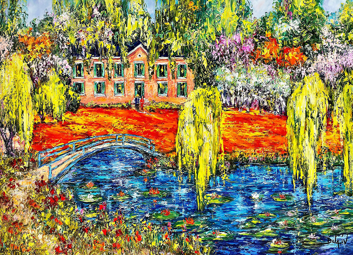 Monet Paradise 38'' x 51''
