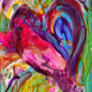 Pink Blue 10'' x 8''