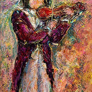 Violon Solo 22.5'' x 14''