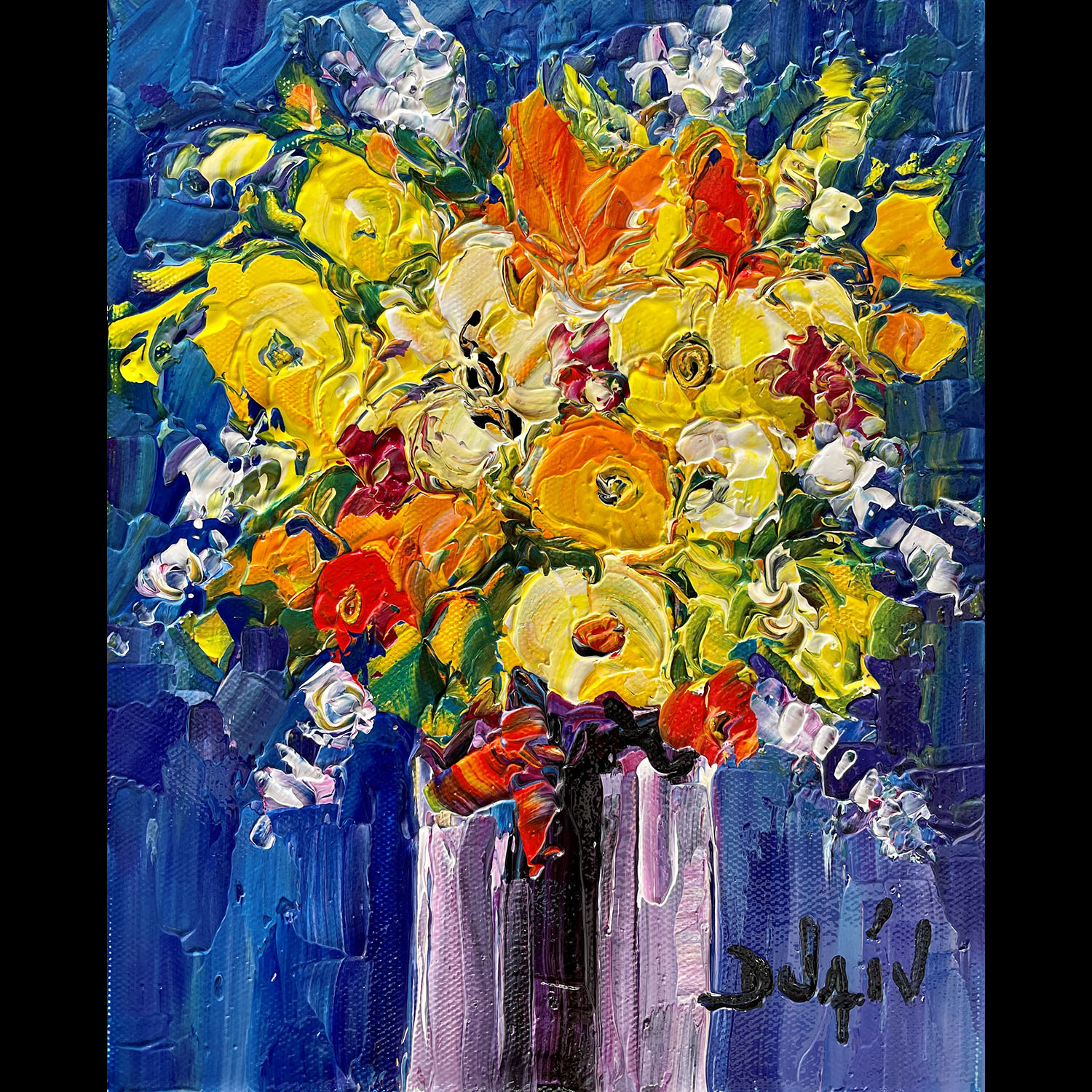 Bleu Jaune 10'' x 8''