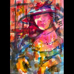Le Chapeau 12'' x 9''