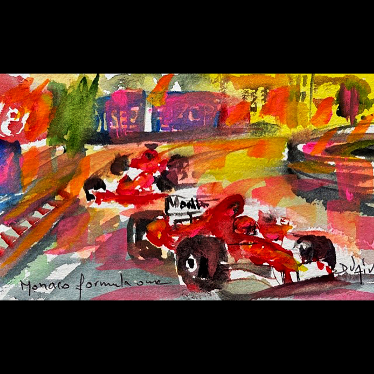 Monaco Formula One 4.5'' x 7''