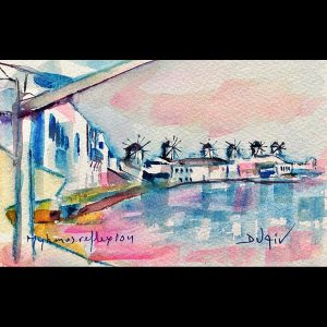 Mykonos Reflexion 4.5'' x 7''