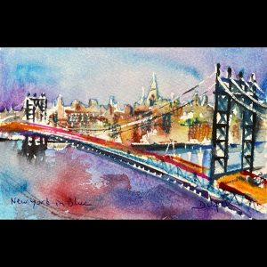 New York In Blue 4.5'' x 7''