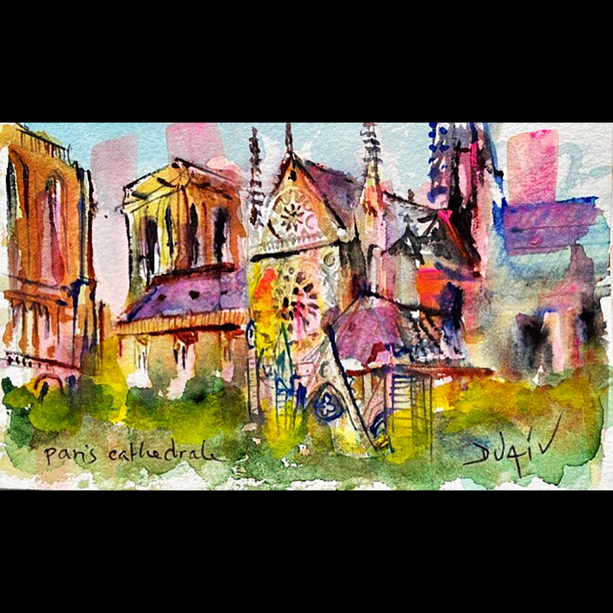 Paris Cathedrale 4.5'' x 7''