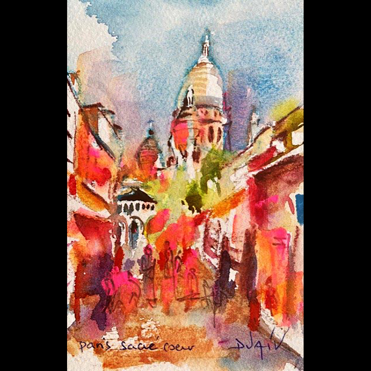 Paris Sacre Coeur 7'' x 4.5''