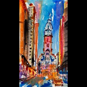 Philadelphia City Hall 7'' x 4.5''