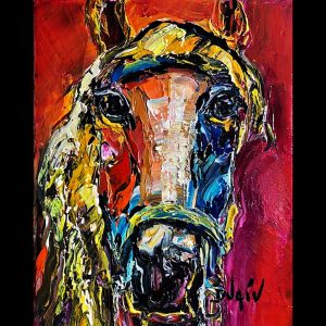 Red And Horse<em>10'' x 8''</em>