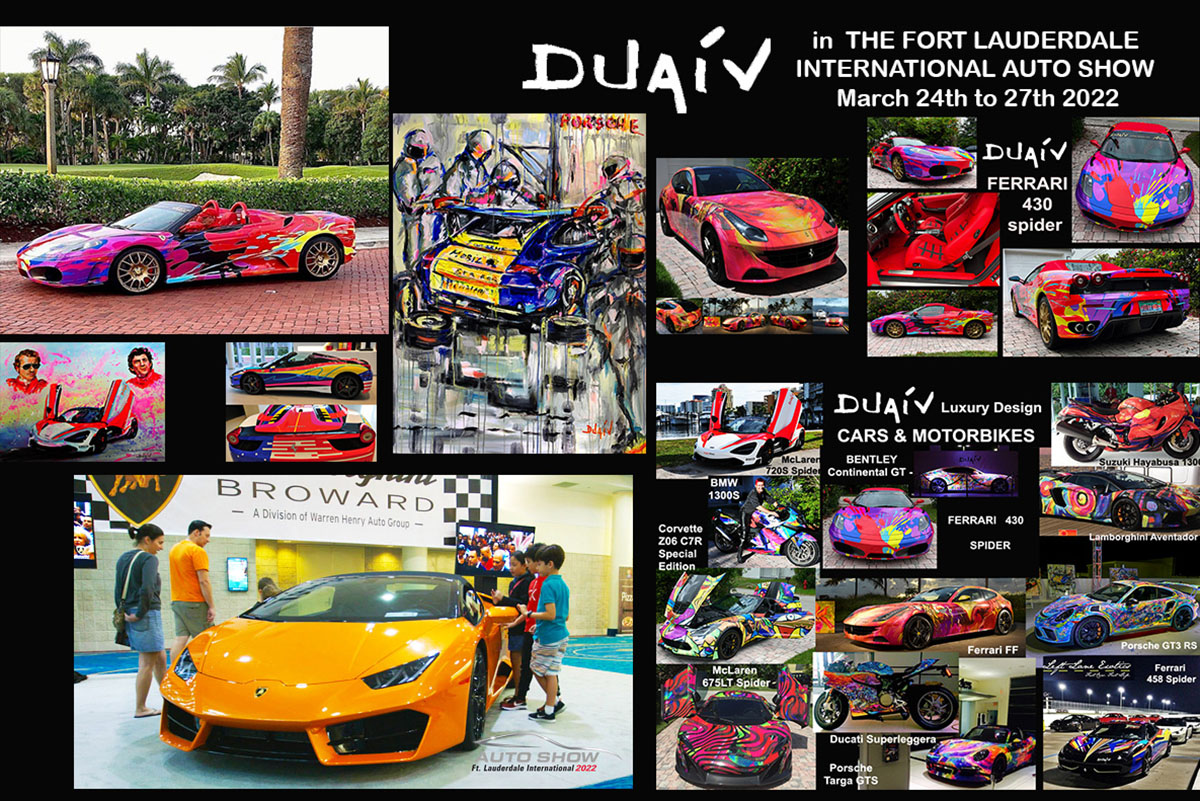 DUAIV Ferrar 430 Spider Guest Of Honor At The Fort Lauderdale International Auto Show