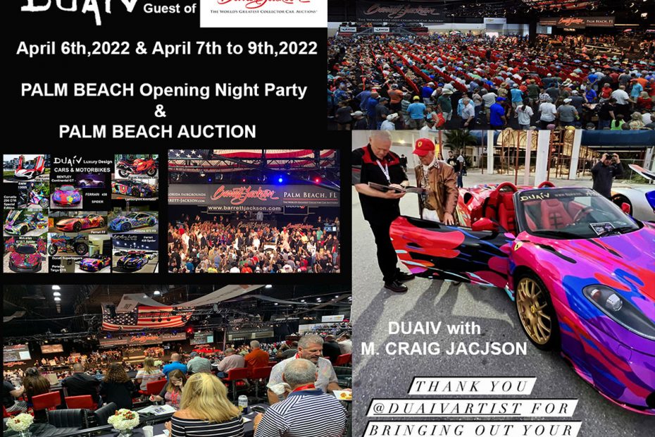DUAIV in Barrett, Jackson Palm Beach Opening Night Party, Auction