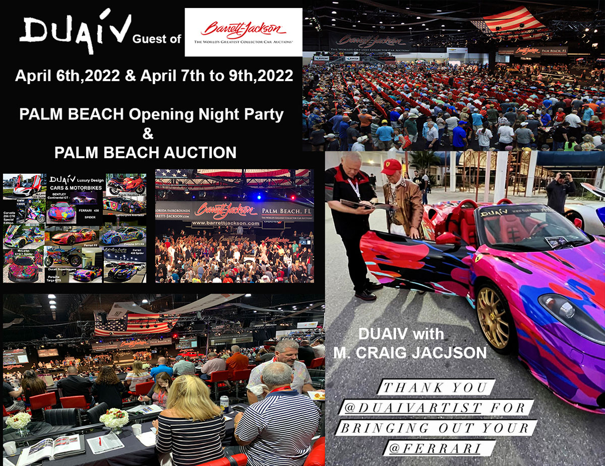 DUAIV in Barrett, Jackson Palm Beach Opening Night Party, Auction