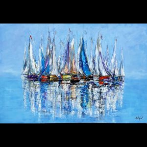Les Douces Voiles 39'' x 58''