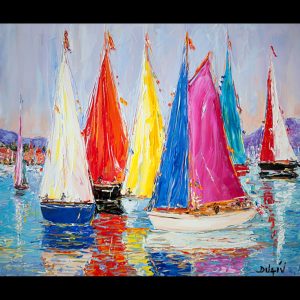 Merveilleuses Voiles 18'' x 24''