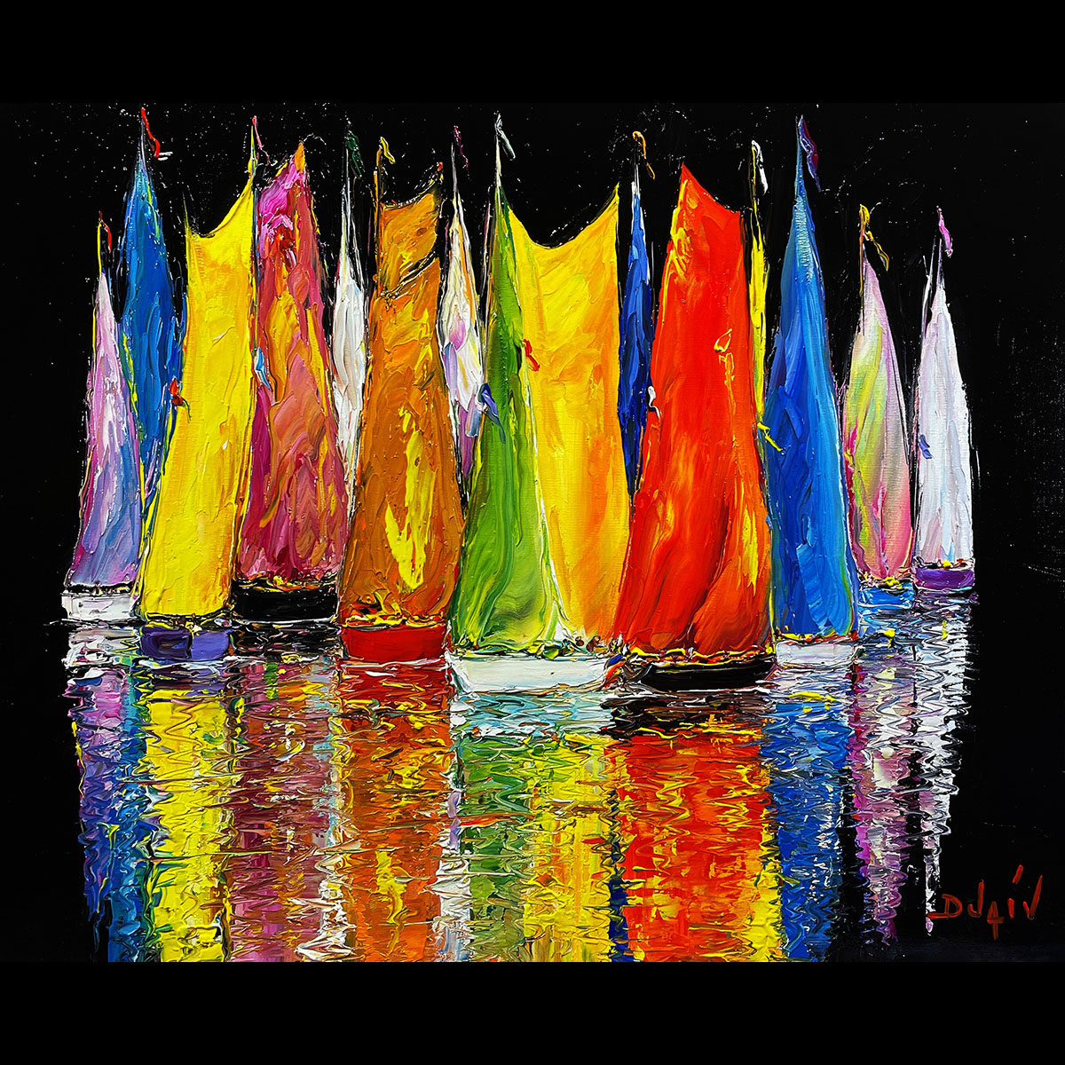Nuit Flamboyante 23.75'' x 28.75''