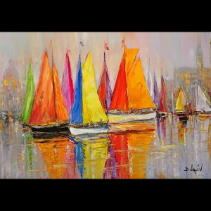 Venise Voiles et Brume 14'' x 20''