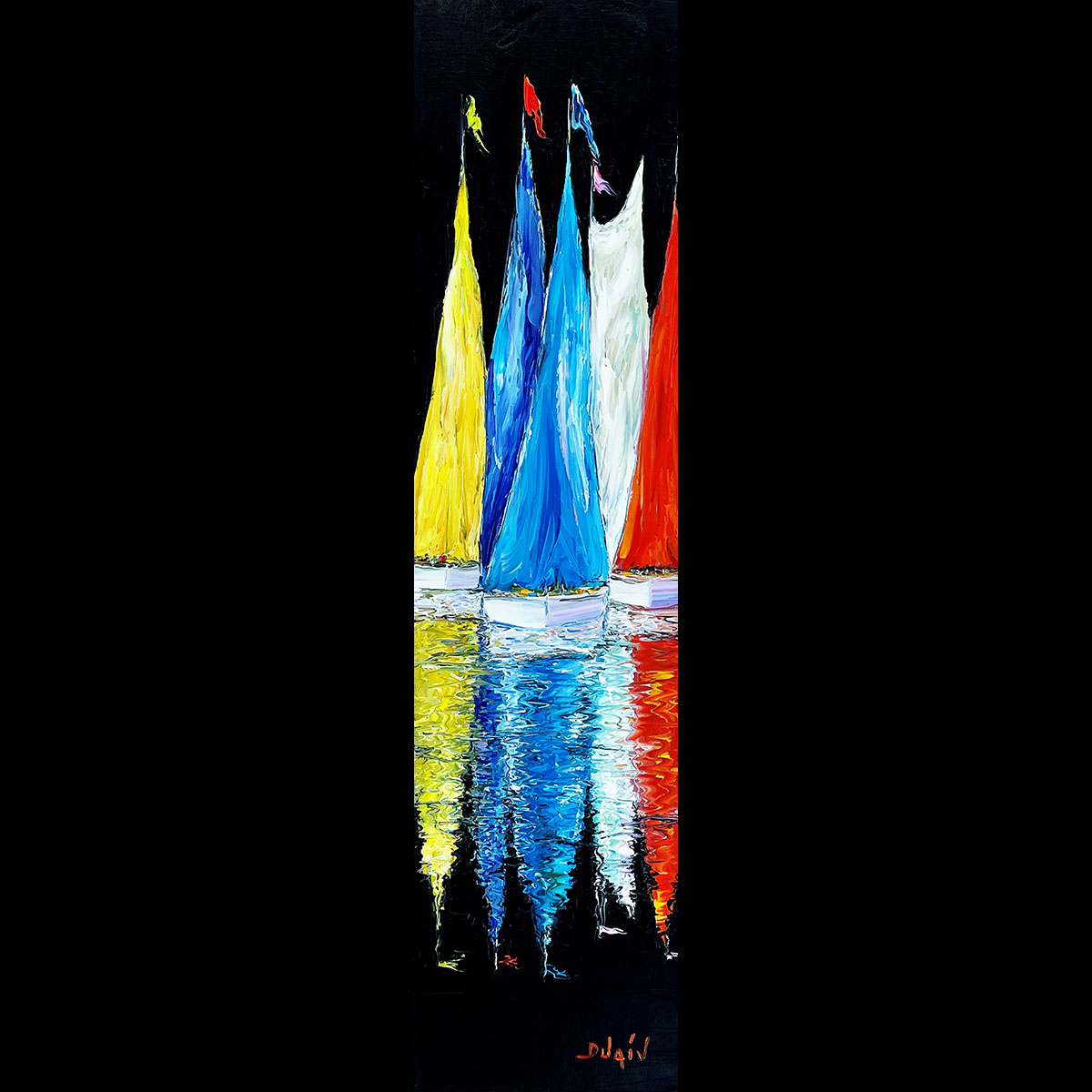 Voiles de Nuit 56'' x 14''
