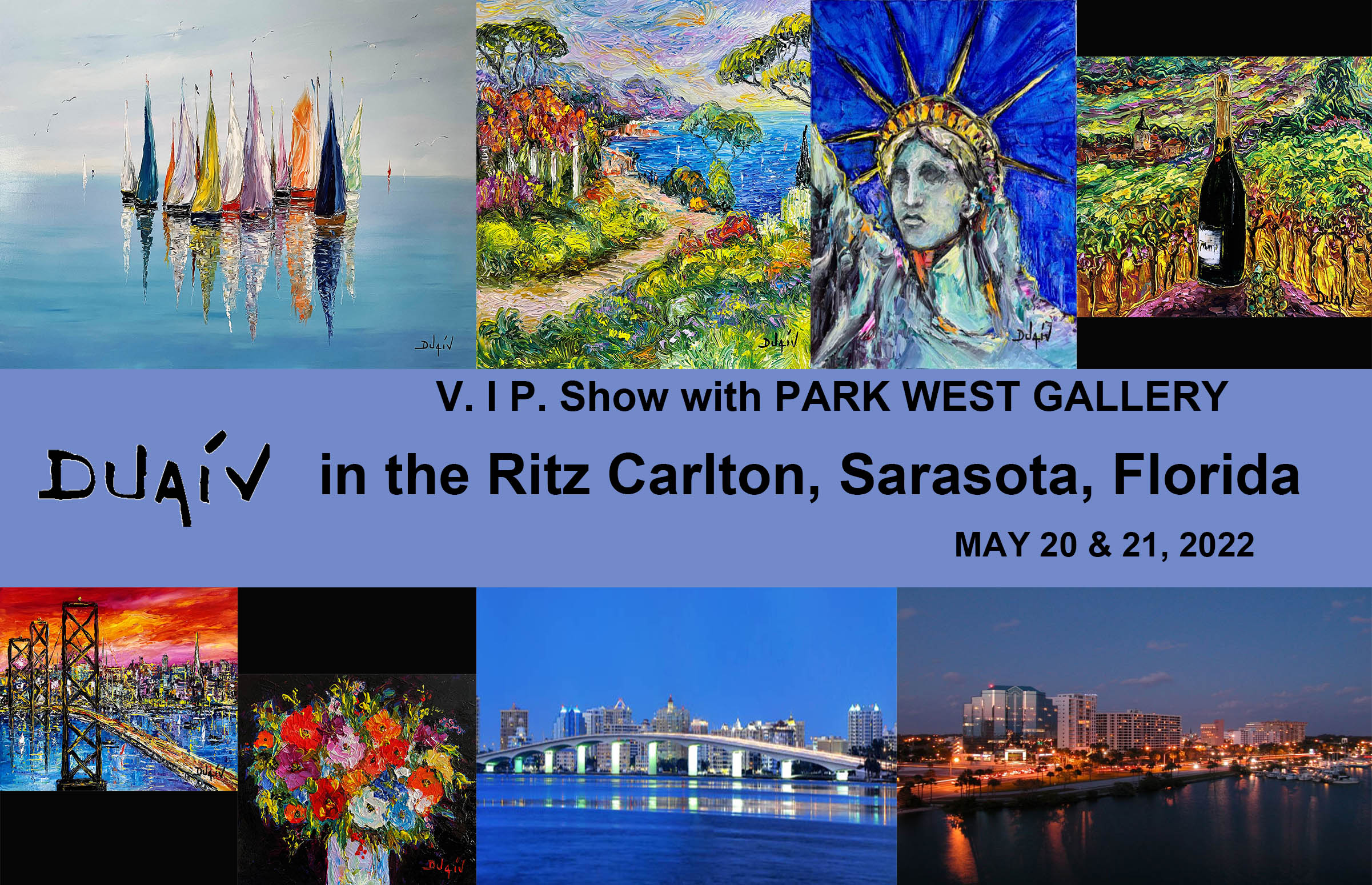 VIP Event with PARK WEST in THE RITZ CARLTON SARASOTA - May 20& 21, 2022