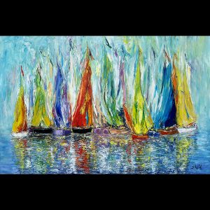 Voiles Folles 48'' x 72''