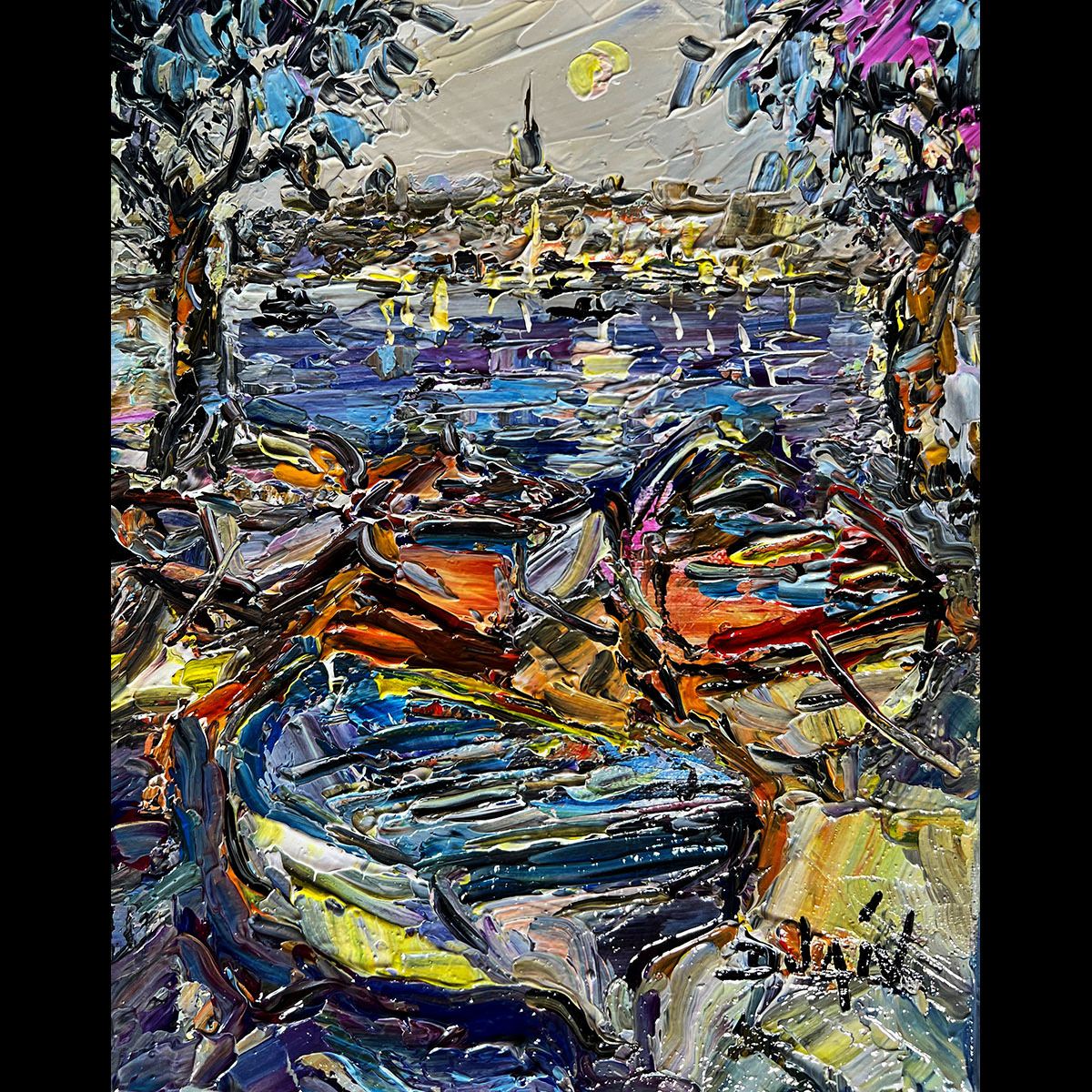 Barques en Hivers 10'' x 8''