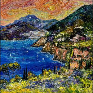 Como Evening 27.5x27.5 - SOLD