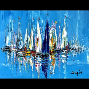 Douces Coleurs de Voiles 14'' x 18''