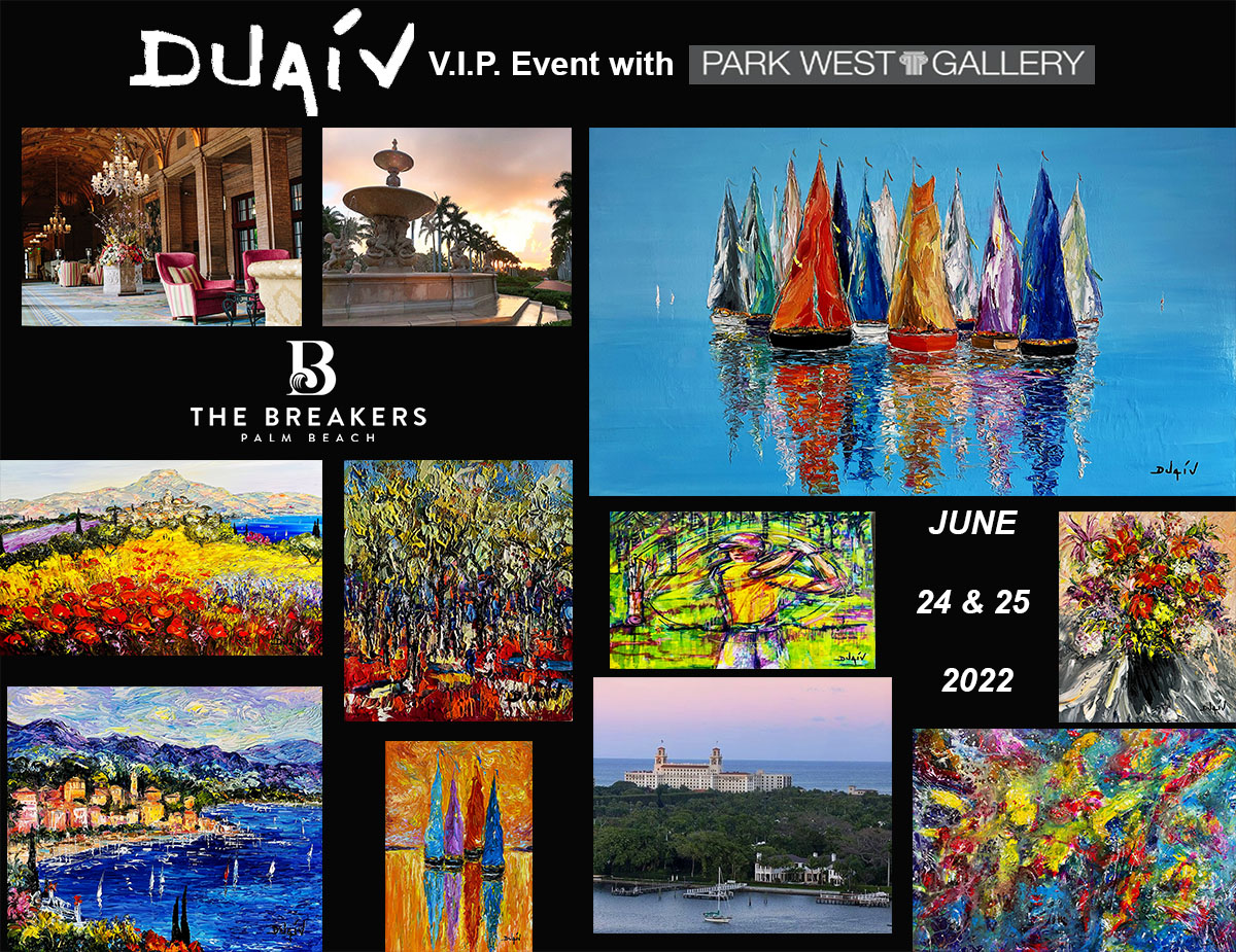 DUAIV V.I.P. Event with Park West Gallery, in The Breakers Palm Beach