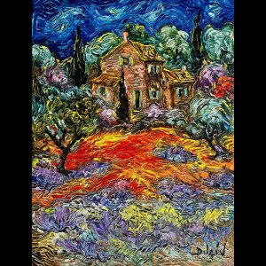 Van Gogh House 24'' x 18''