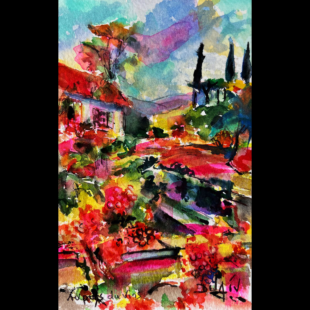 Au Pays Du Vin<em>7'' x 4.5''</em>