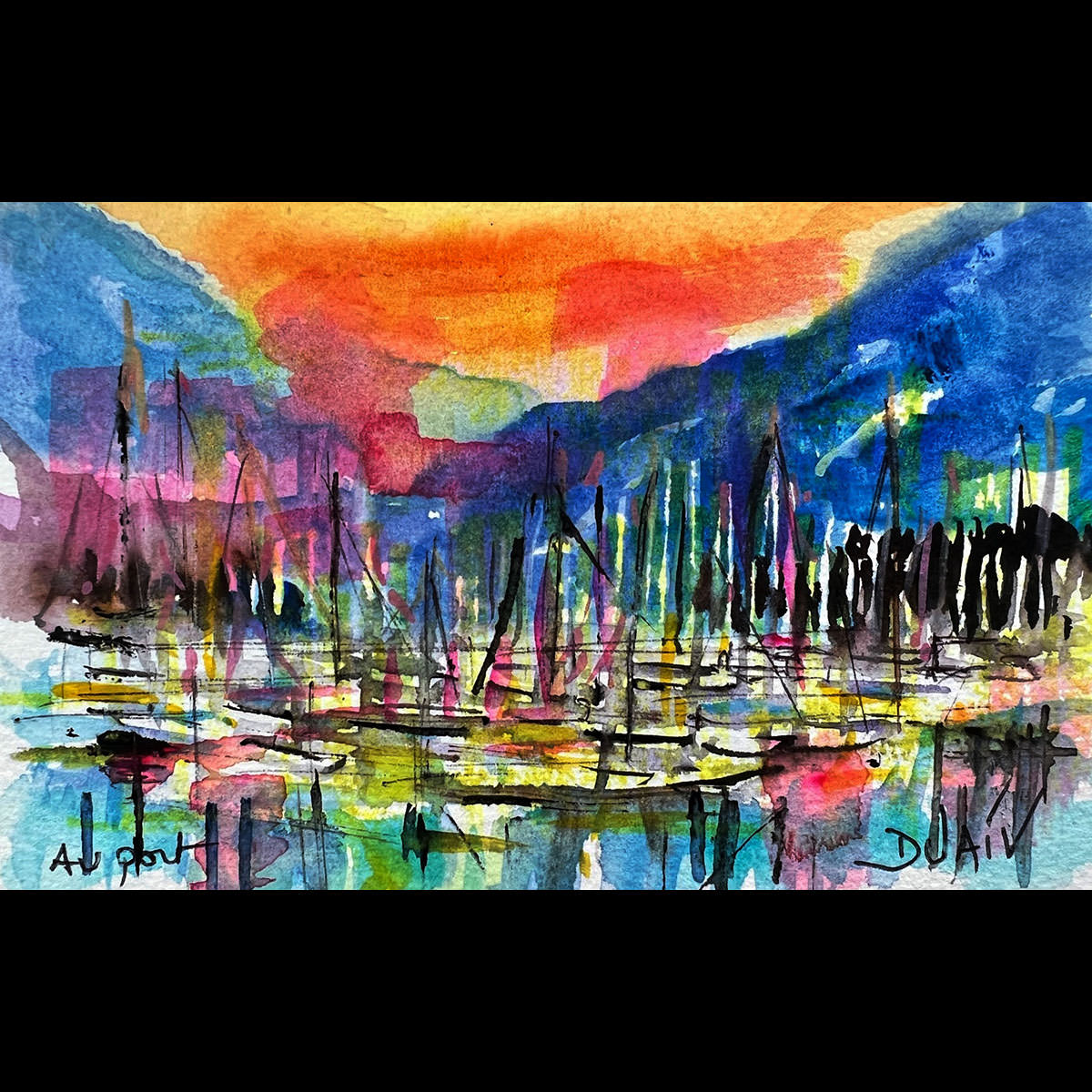 Au Port<em>4.5'' x 7''</em>