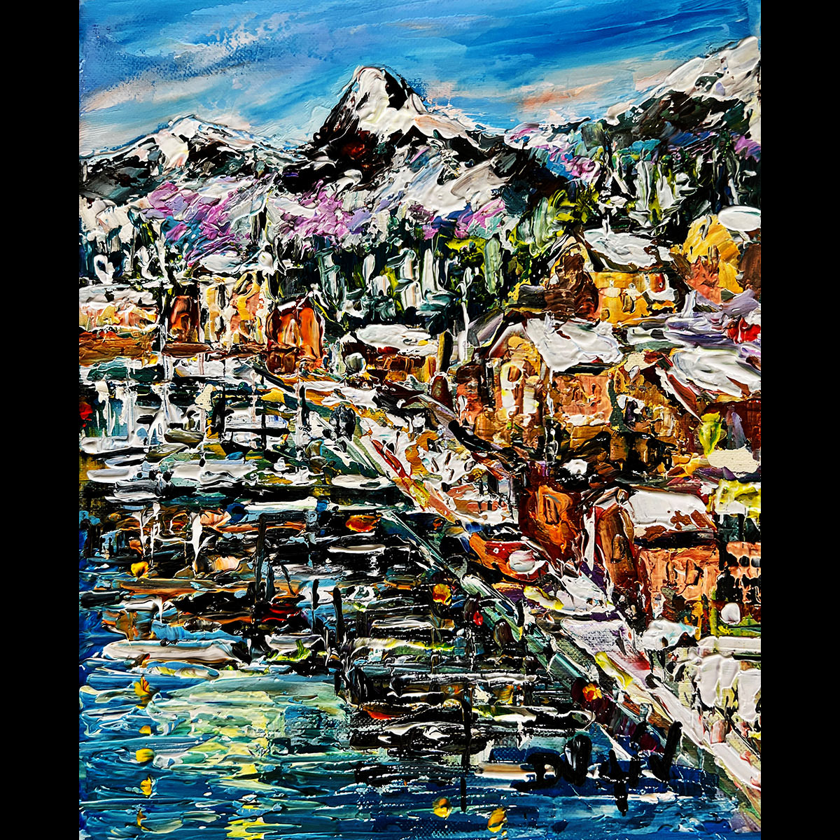 Lac en Montagne 10'' x 8''