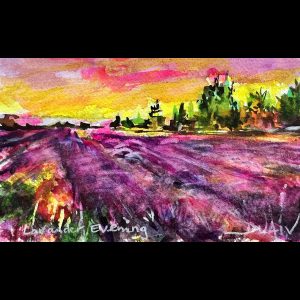 Lavender Evening<em>4.5'' x 7''</em>