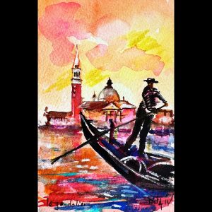 Le Gondolier<em>7'' x 4.5''</em>