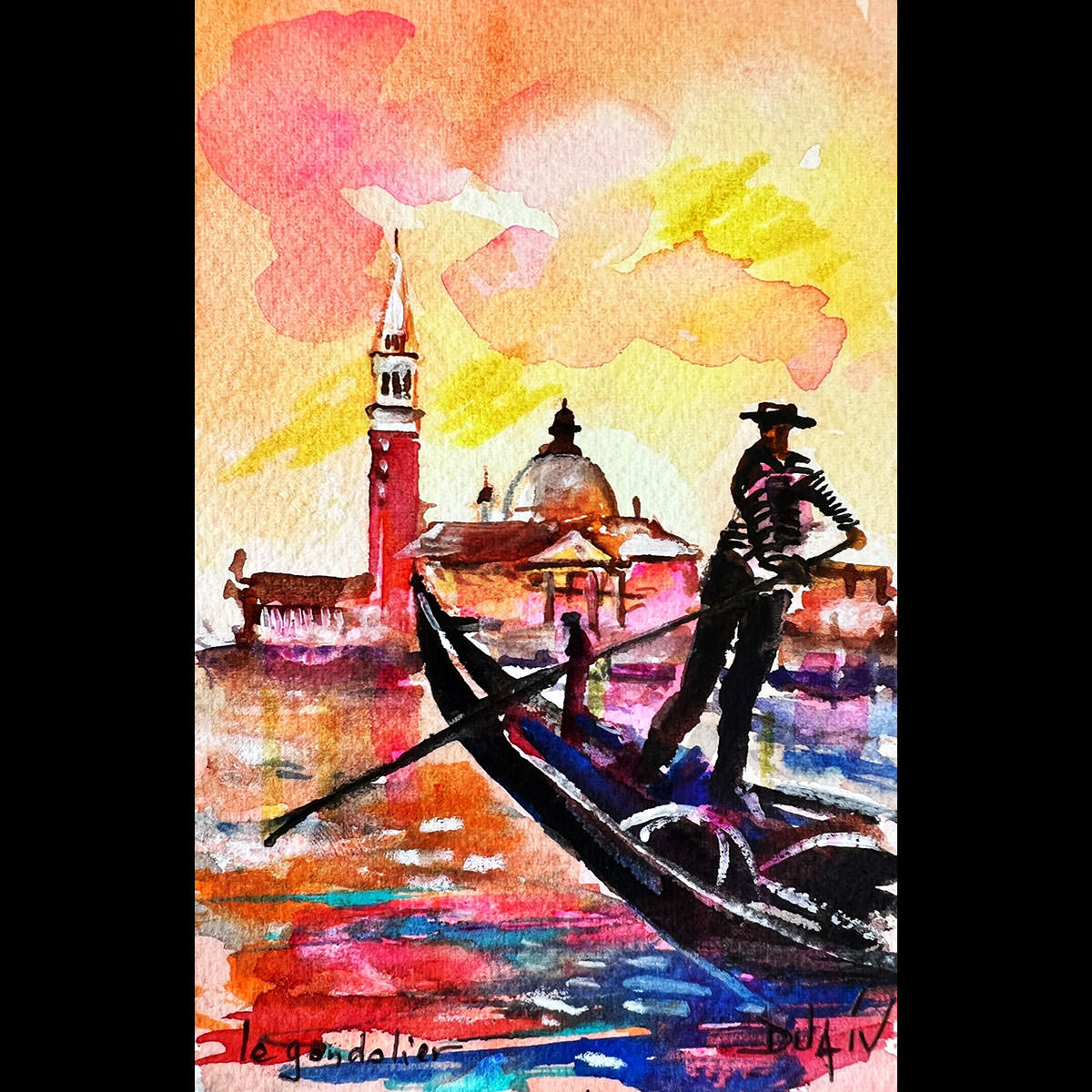 Le Gondolier<em>7'' x 4.5''</em>