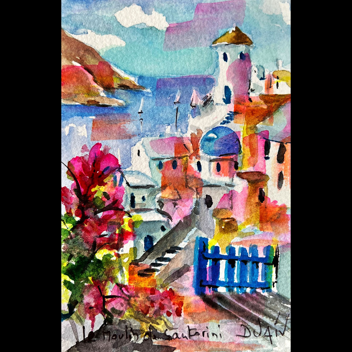 Le Moulin De Santorini<em>7'' x 4.5''</em>