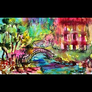 Monet en Rose<em>4.5'' x 7''</em>