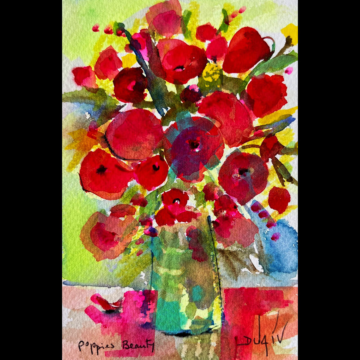 Poppies Beaute<em>7'' x 4.5''</em>