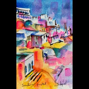 Santorini Pastel<em>7'' x 4.5''</em>