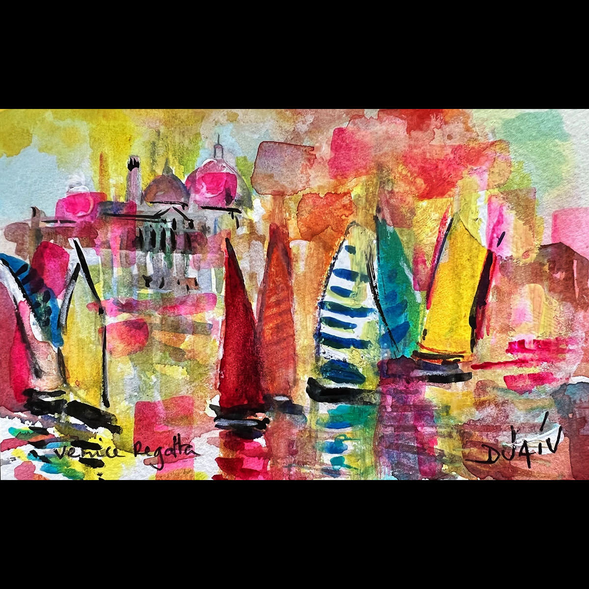Venice Regatta<em>4.5'' x 7''</em>