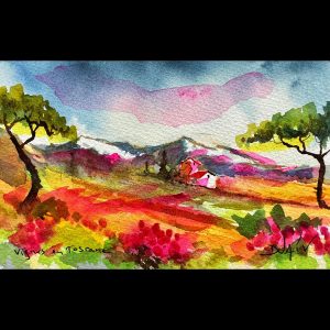 Vignes En Toscane<em>4.5'' x 7''</em>