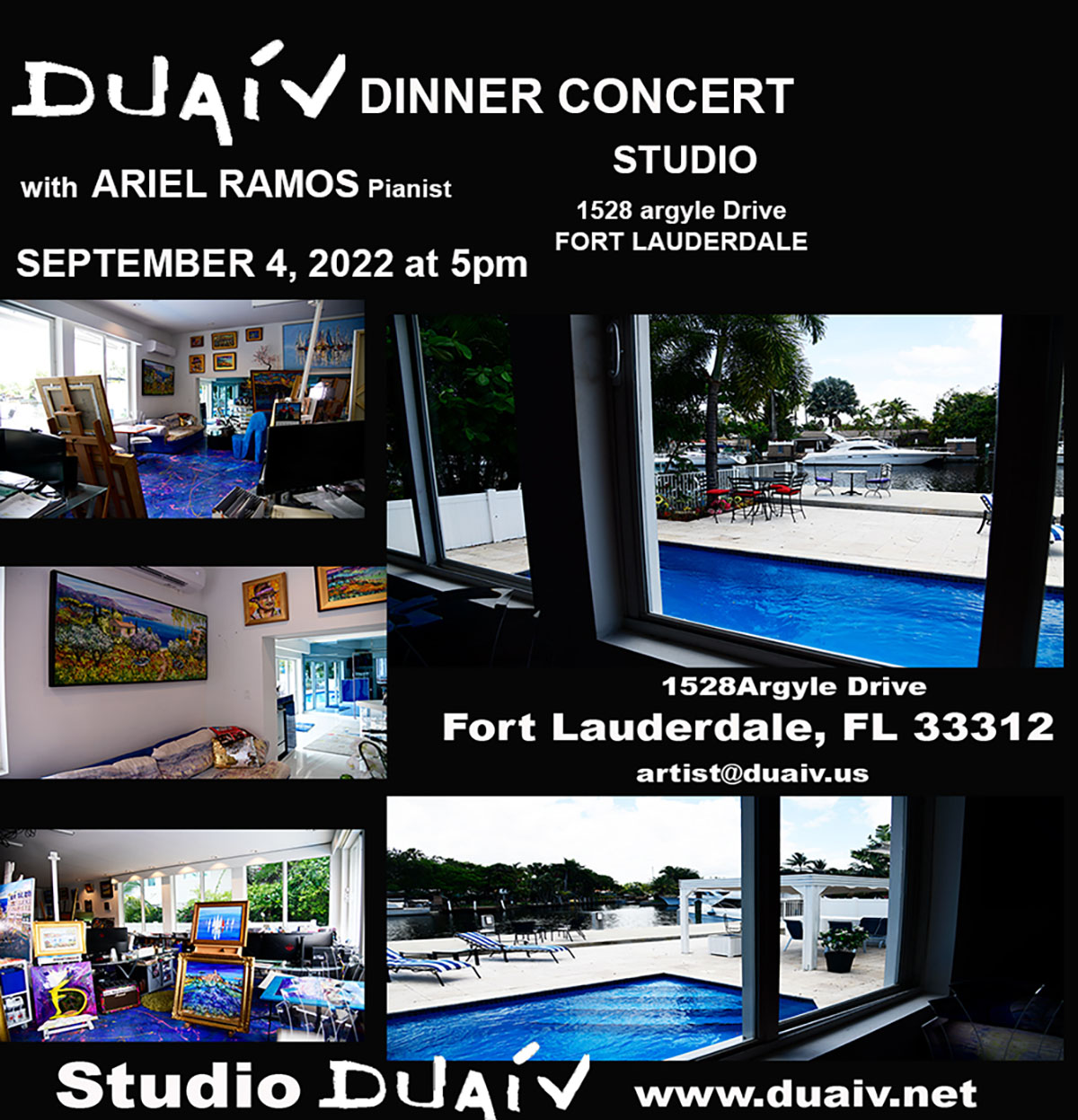 2022-09-04, DUAIV Dinner Concert with Ariel Ramos Pianist