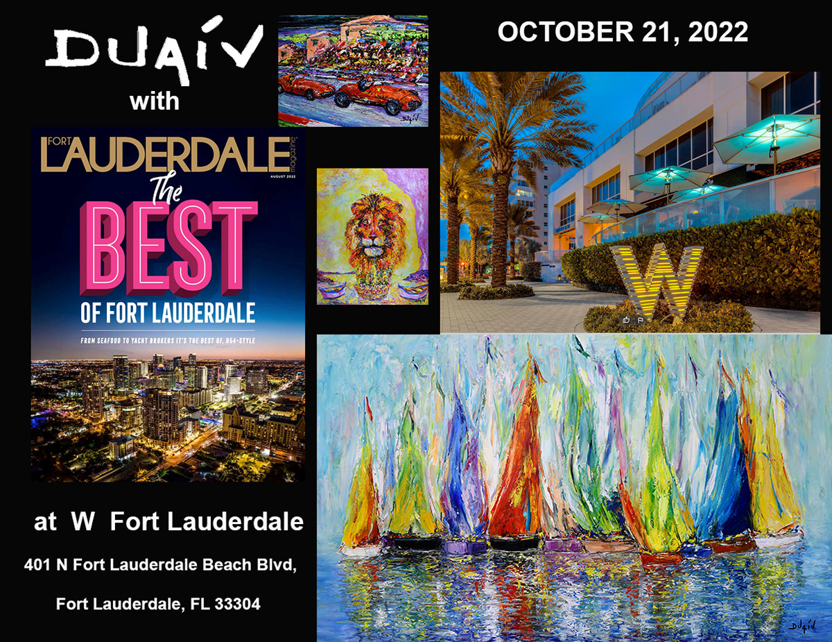 2022-10-21, DUAIV with Fort Lauderdale Magazine Boat Show Kick-Off