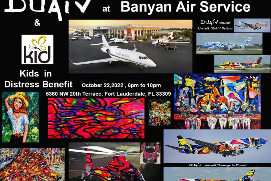 2022-10-22, DUAIV with Elevate, a Kids in Distress Benefit at the Banyan Air Hangar