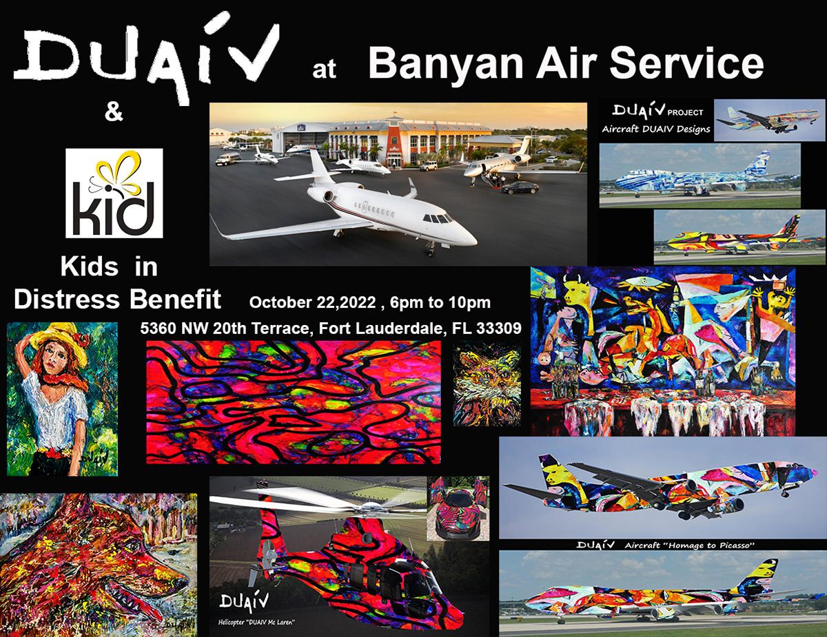 2022-10-22, DUAIV with Elevate, a Kids in Distress Benefit at the Banyan Air Hangar