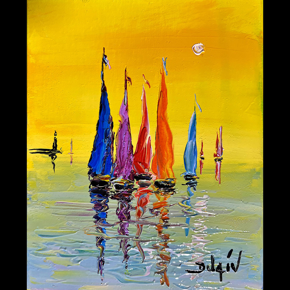 Jaune du Ciel 10'' x 8''