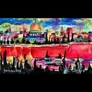 Jerusalem 4.5'' x 7''
