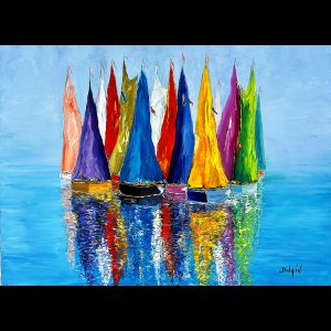 Juxtaposition of Colors 38'' x 51''