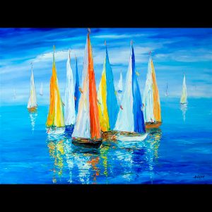 Les Voiles 7.5 x 9.75''